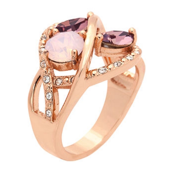 SPARKLE ALLURE Jewelry New Sparkle Allure 8k Rose Gp Swarovski